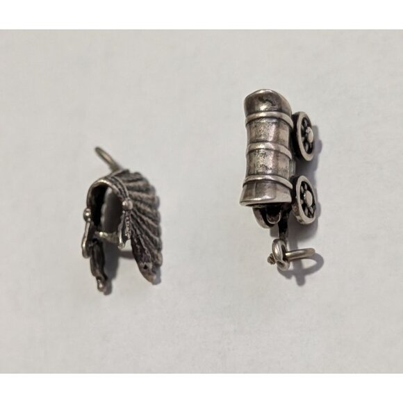 Vintage Sterling Silver Disney Mickey Mouse and Western Charms sold separately - Picture 15 of 16